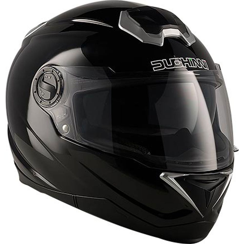 Duchinni D1300 Full Face Helmet Matt Black (Image 2) - ThrottleChimp