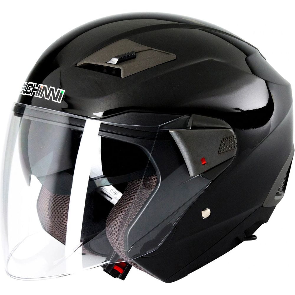 Duchinni D205 Open Face Helmet Matt Black - ThrottleChimp