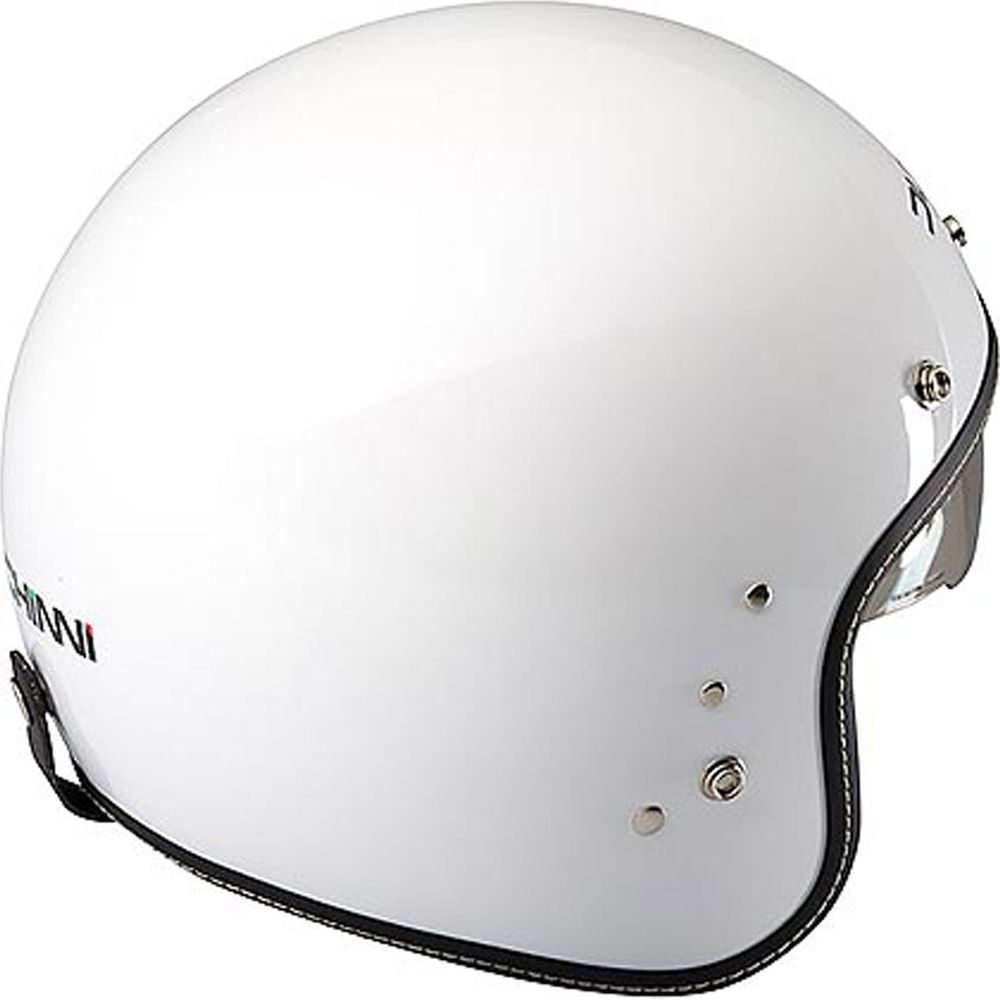 Duchinni D501 Open Face Helmet White (Image 3) - ThrottleChimp