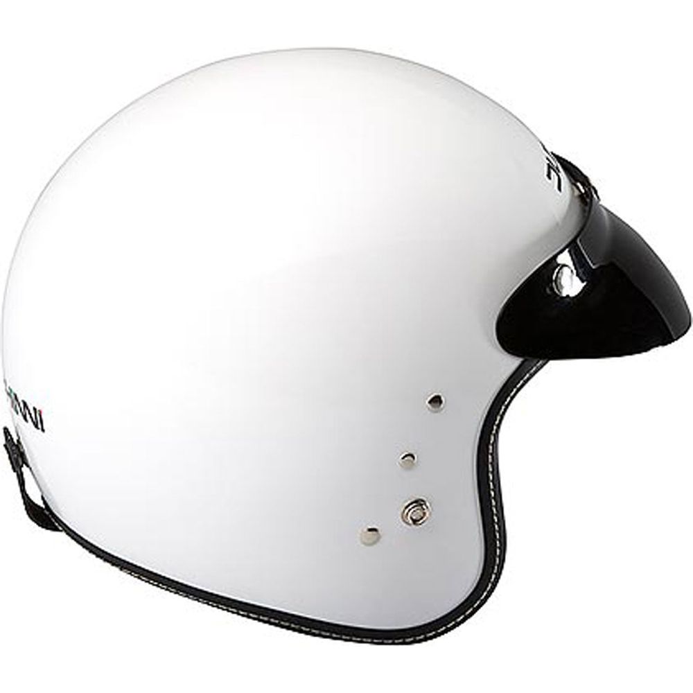 Duchinni D501 Open Face Helmet White (Image 4) - ThrottleChimp