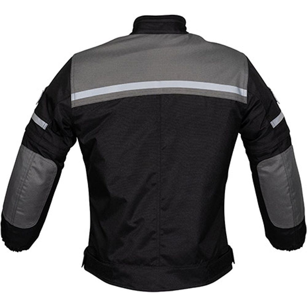 Duchinni Grid Kids Textile Jacket Black / Gunmetal (Image 4) - ThrottleChimp