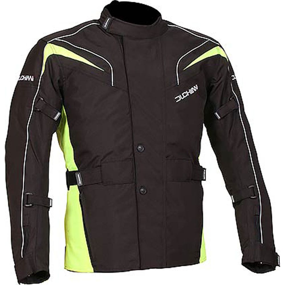 Duchinni Hurricane Textile Jacket Black / Neon (Image 2) - ThrottleChimp