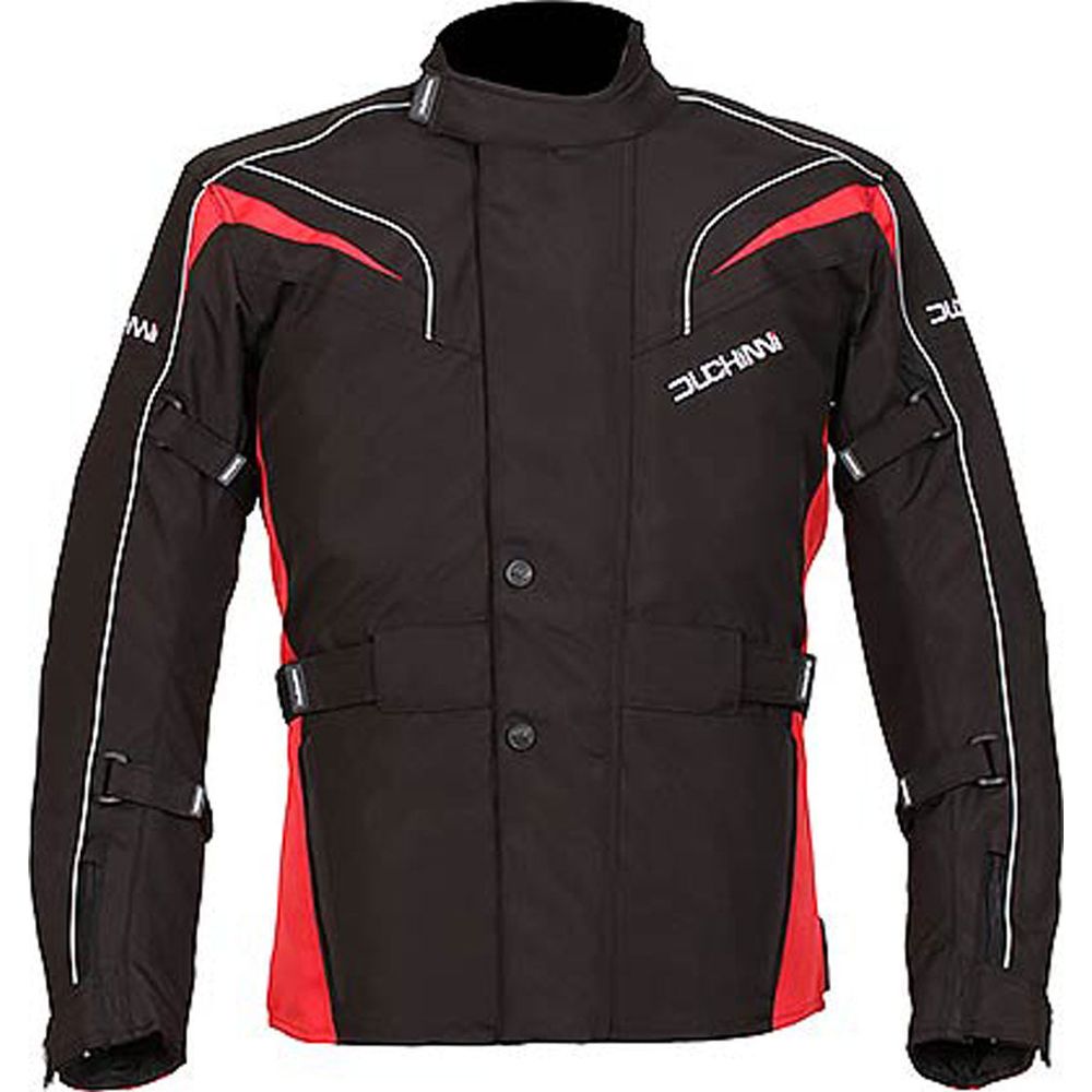 Duchinni Hurricane Textile Jacket Black / Red - ThrottleChimp