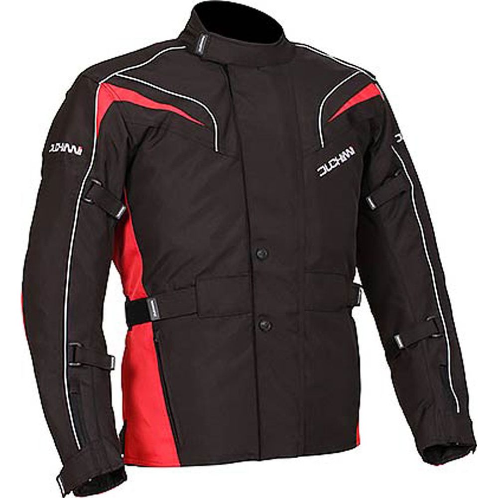 Duchinni Hurricane Textile Jacket Black / Red (Image 2) - ThrottleChimp