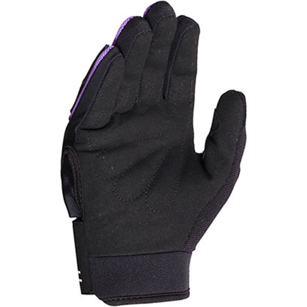 Duchinni Jago Kids Textile Gloves Black / Purple (Image 2) - ThrottleChimp