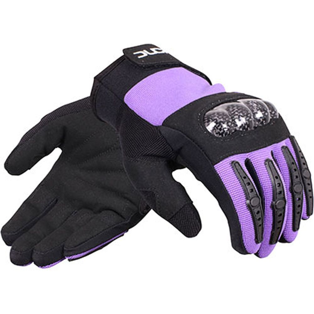 Duchinni Jago Kids Textile Gloves Black / Purple (Image 3) - ThrottleChimp