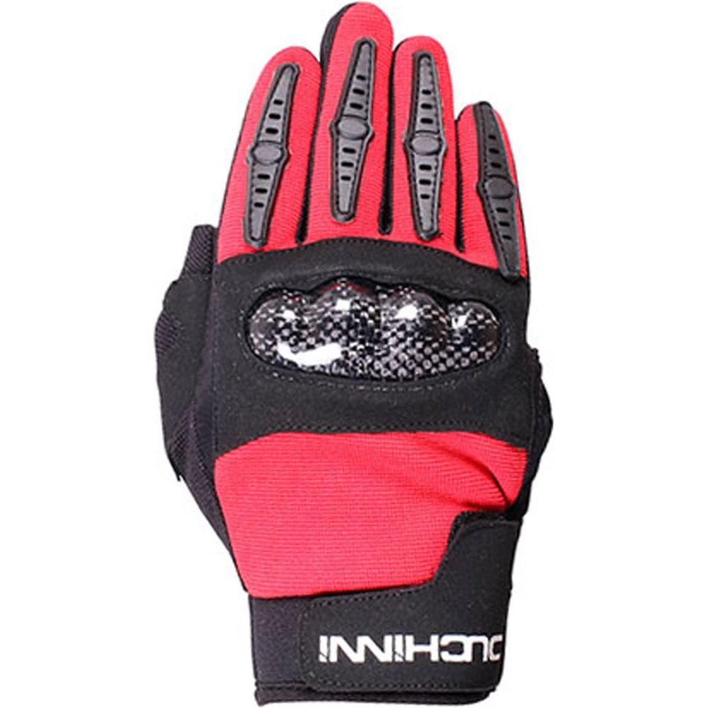 Duchinni Jago Kids Textile Gloves Black / Red - ThrottleChimp