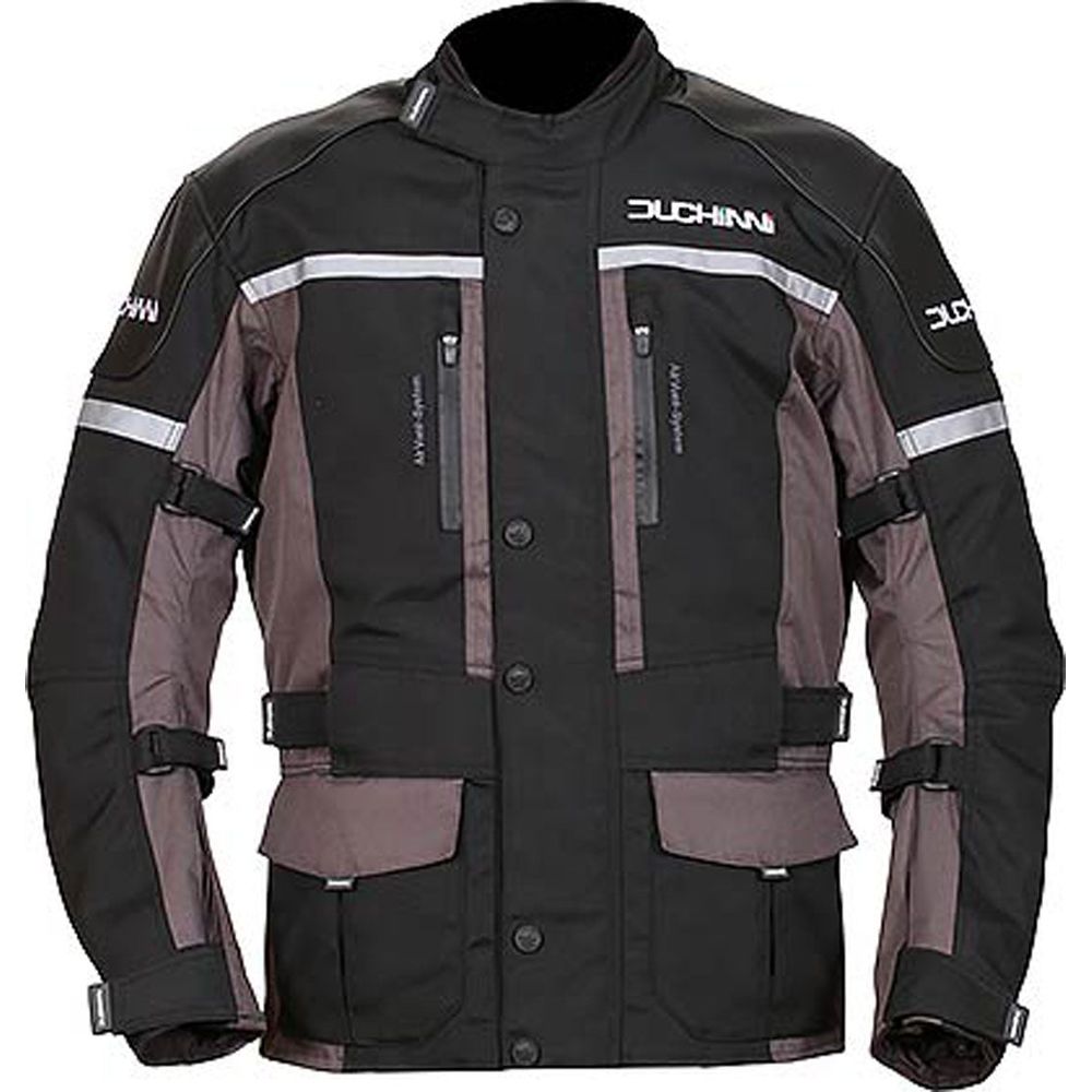 Duchinni Journey Textile Jacket Black / Gunmetal - ThrottleChimp