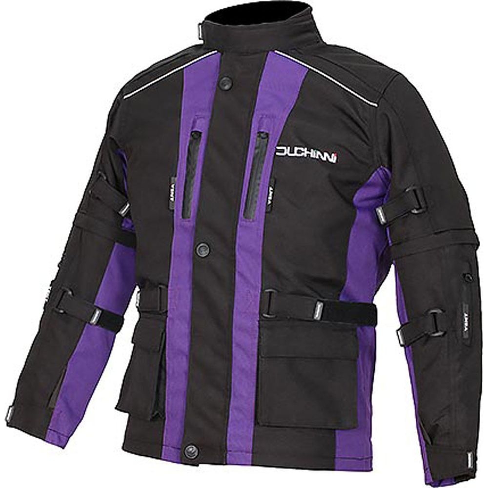 Duchinni Jago Kids Textile Jacket Black / Purple - ThrottleChimp