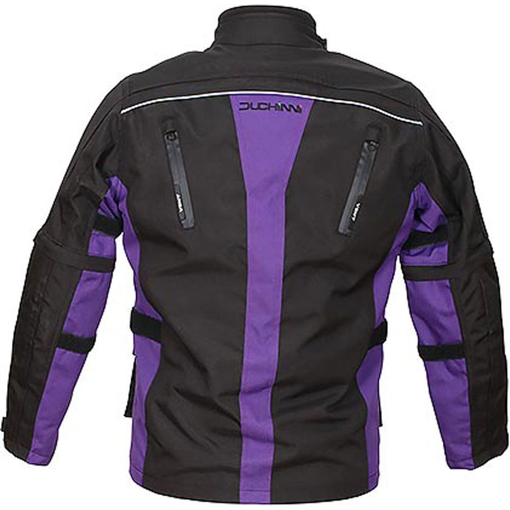 Duchinni Jago Kids Textile Jacket Black / Purple (Image 3) - ThrottleChimp