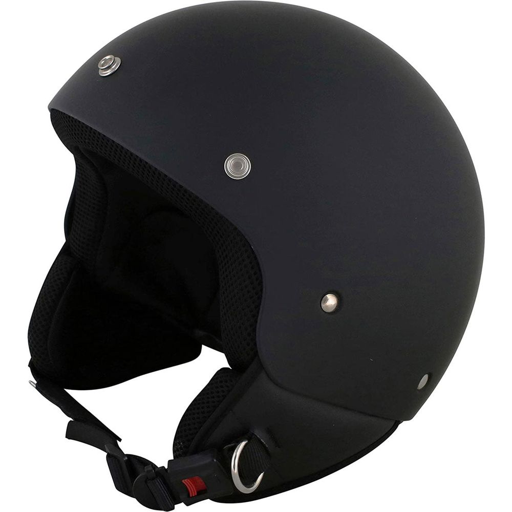 Duchinni D222 Open Face Helmet Matt Black - ThrottleChimp