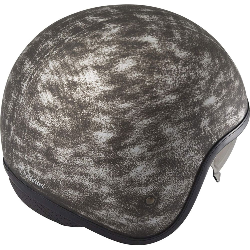 Duchinni D388 Vintage Open Face Helmet Iron Brown (Image 2) - ThrottleChimp