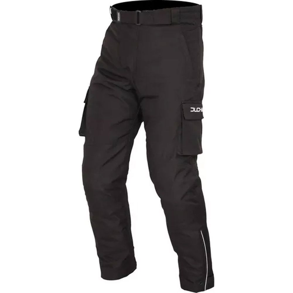 Duchinni Pacific Textile Trouser Black - ThrottleChimp