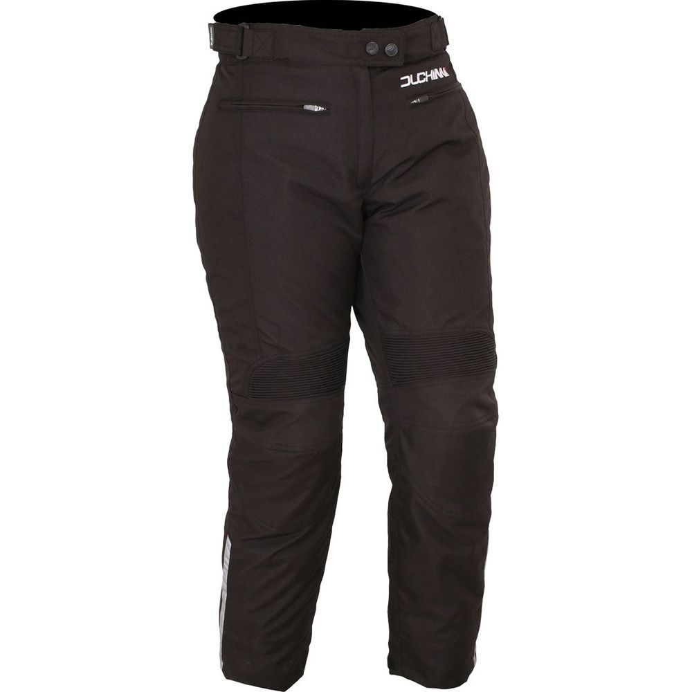 Duchinni Turin Ladies Textile Trouser Black - ThrottleChimp