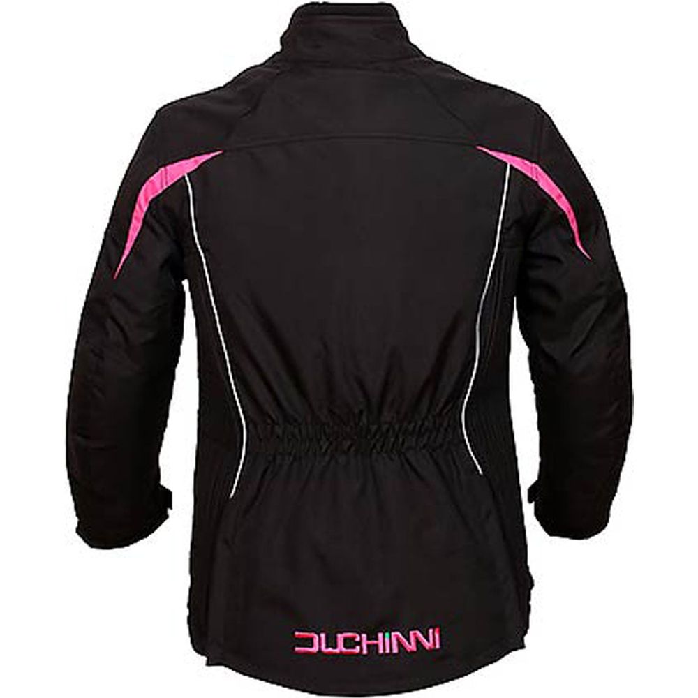 Duchinni Vienna Ladies Textile Jacket Black / Pink FREE 1 YEAR Returns, FREE UK Delivery | ThrottleChimp