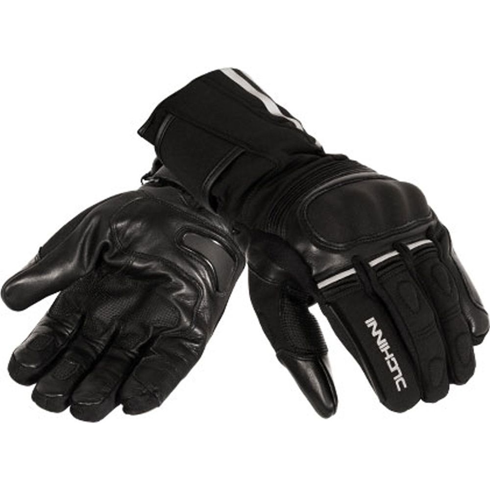 Duchinni Yukon 2.0 Leather / Textile Gloves Black (Image 3) - ThrottleChimp