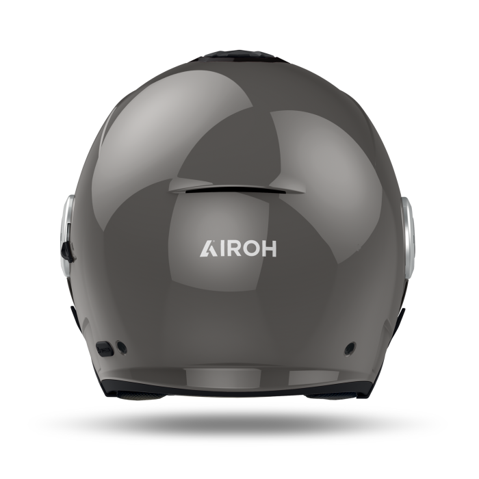 Airoh Helyos Open Face Helmet Gloss Dark Grey FREE 1 YEAR Returns, FREE UK Delivery | ThrottleChimp