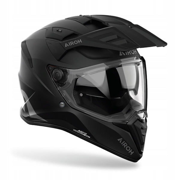 Airoh Bandit Adventure Helmet Color Matt Black FREE 1 YEAR Returns, FREE UK Delivery | ThrottleChimp