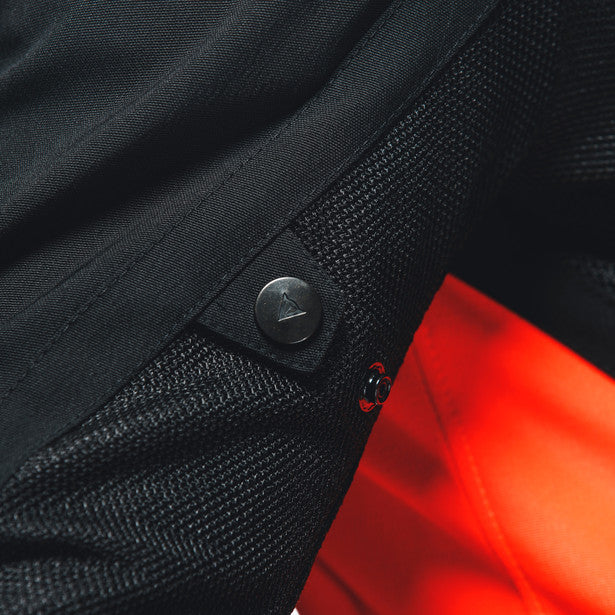 Dainese Energyca Air Textile Jacket Black / Fluo Red (Image 11) - ThrottleChimp