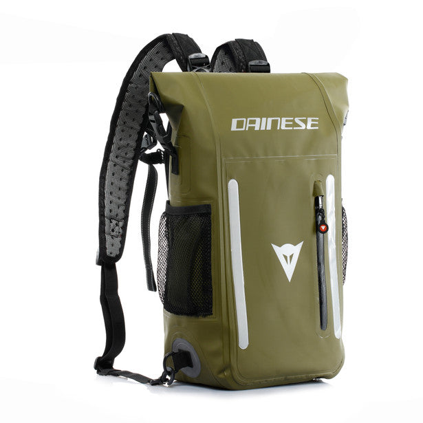 Dainese Explorer Waterproof Backpack Black / Green - 15 Litres - ThrottleChimp