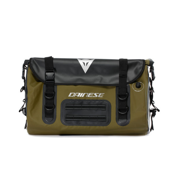 Dainese Explorer Waterproof Duffel Bag Black / Green - 45 Litres - ThrottleChimp
