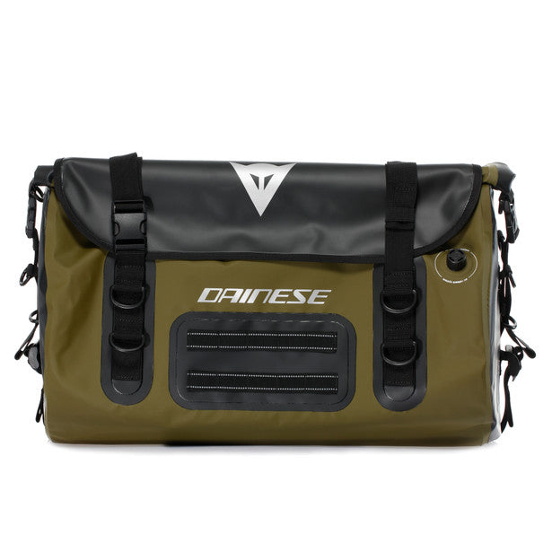 Dainese Explorer Waterproof Duffel Bag Black / Green - 60 Litres - ThrottleChimp