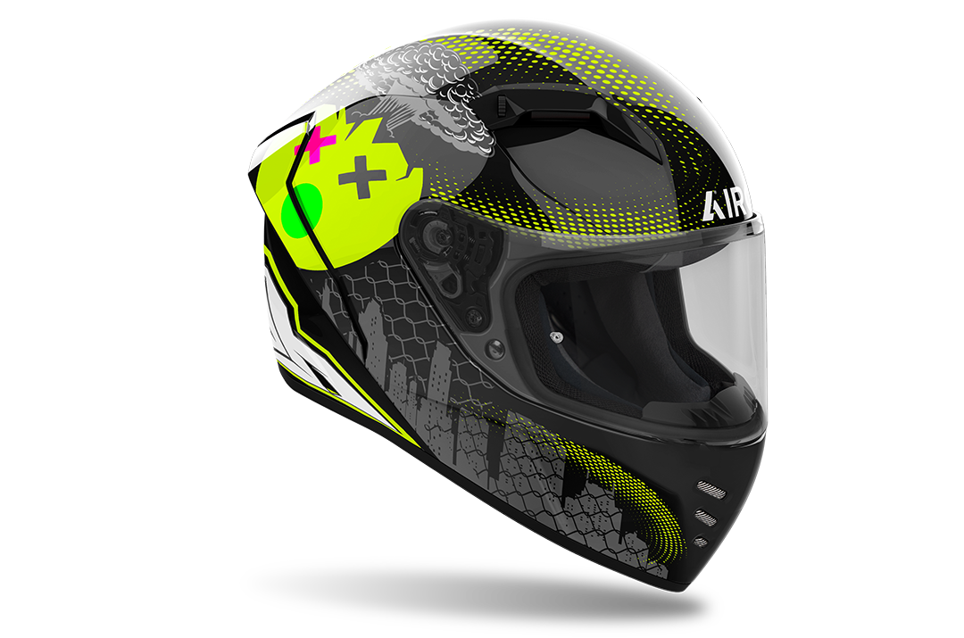 Airoh Connor Full Face Helmet Gloss Gamer FREE 1 YEAR Returns, FREE UK Delivery | ThrottleChimp