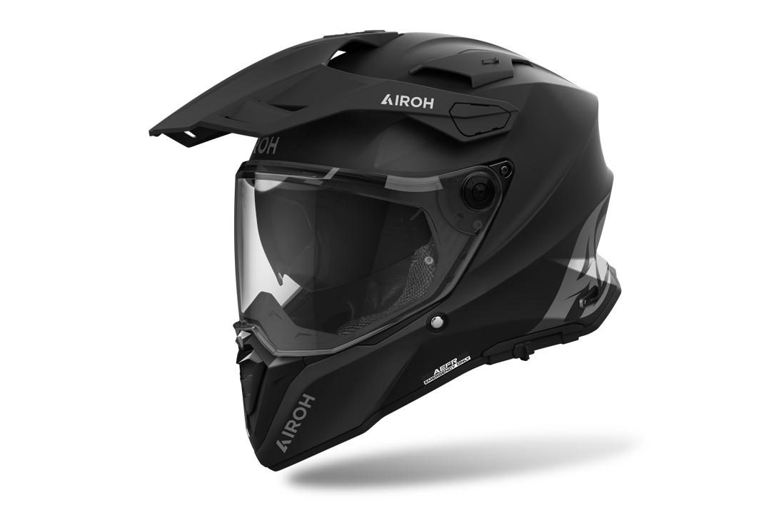 Airoh Commander 2 Adventure Helmet Matt Black FREE 1 YEAR Returns, FREE UK Delivery | ThrottleChimp