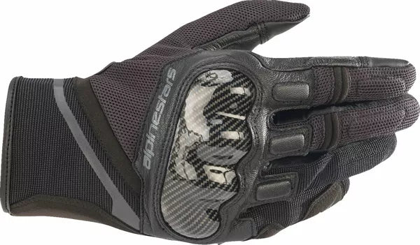 Alpinestars Chrome Gloves Black / Grey FREE 1 Year Return, FREE UK Shipping | ThrottleChimp