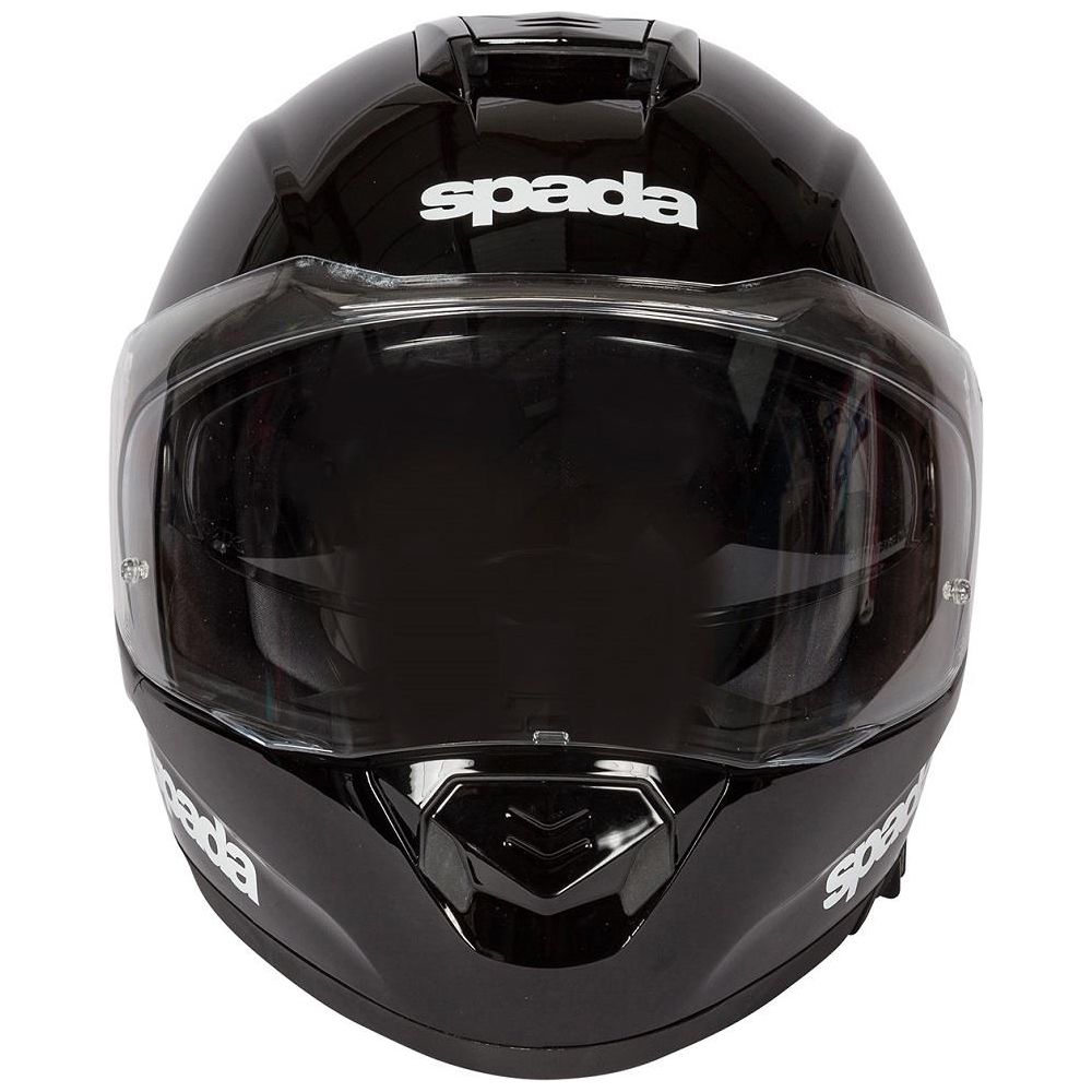 Spada RP-One Plain Full Face Helmet Black FREE 1 YEAR Returns, FREE UK Delivery | ThrottleChimp