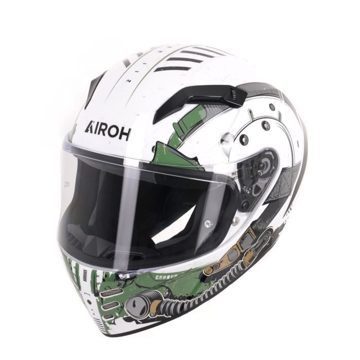 Airoh Connor Full Face Helmet Gloss Alligator FREE 1 YEAR Returns, FREE UK Delivery | ThrottleChimp