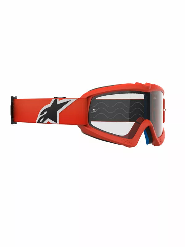 Alpinestars Vision Corp Youth Goggles Orange / Clear FREE 1 Year Return, FREE UK Shipping | ThrottleChimp