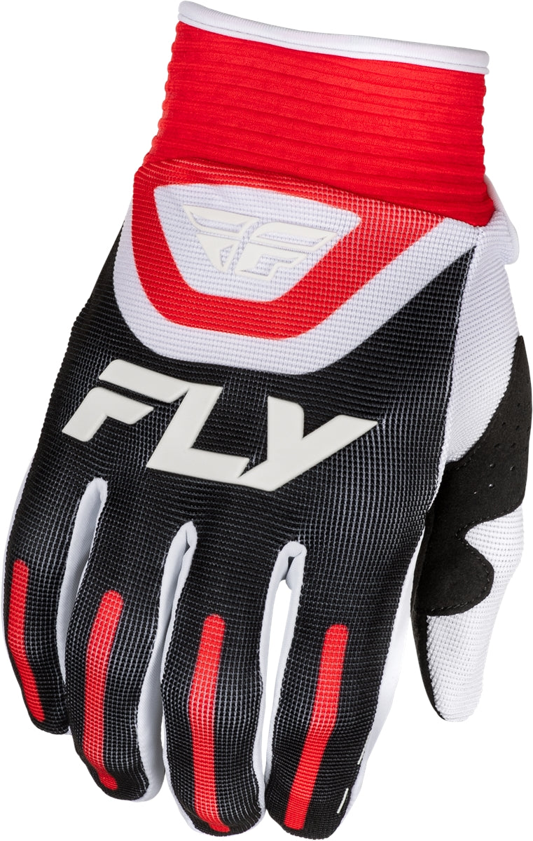 Fly Racing F-16 Gloves Black / Red / White FREE 1 YEAR Returns, FREE UK Delivery | ThrottleChimp