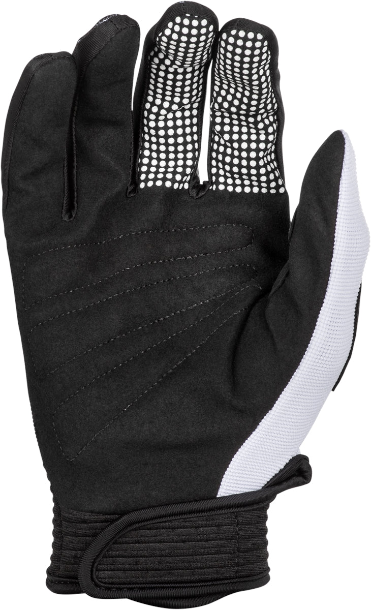 Fly Racing F-16 Gloves Black / White FREE 1 YEAR Returns, FREE UK Delivery | ThrottleChimp