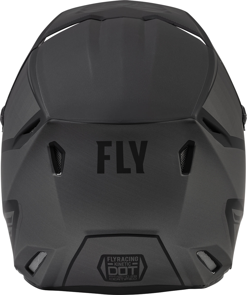 Fly Racing Kinetic Drift Youth ECE Black / Charcoal FREE 1 YEAR Returns, FREE UK Delivery | ThrottleChimp