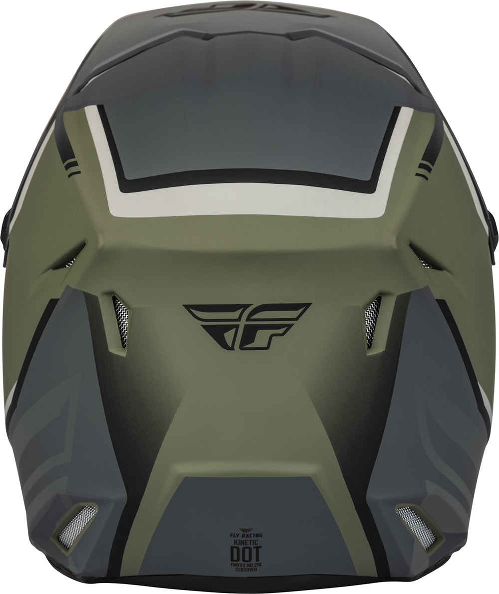 Fly Racing Kinetic ECE Vision Olive Green FREE 1 YEAR Returns, FREE UK Delivery | ThrottleChimp