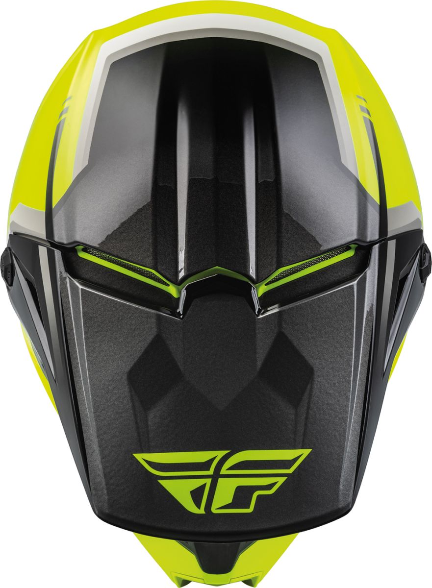 Fly Racing Kinetic ECE Vision Fluo Yellow / Black FREE 1 YEAR Returns, FREE UK Delivery | ThrottleChimp