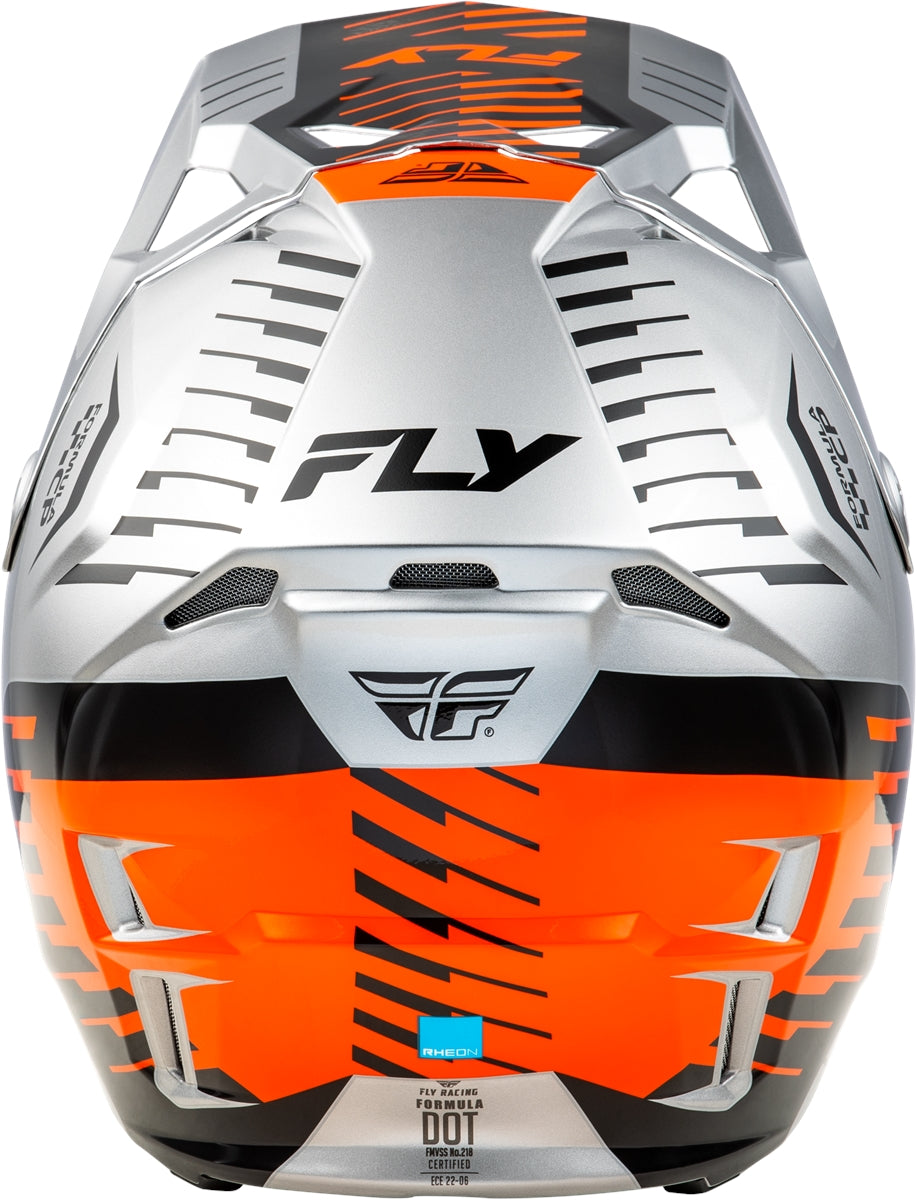 Fly Racing Formula CP Slice Grey / Orange / Black FREE 1 YEAR Returns, FREE UK Delivery | ThrottleChimp