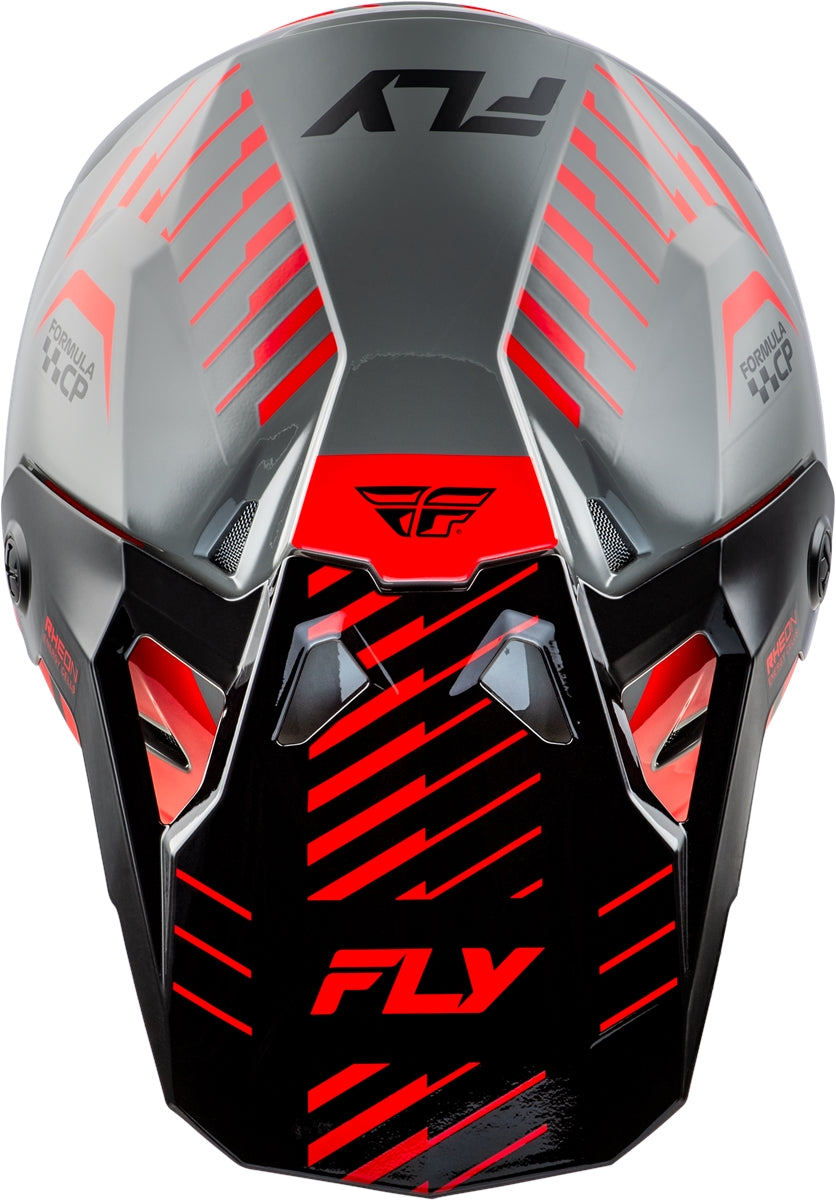 Fly Racing Formula CP Slice Grey / Red / Black FREE 1 YEAR Returns, FREE UK Delivery | ThrottleChimp