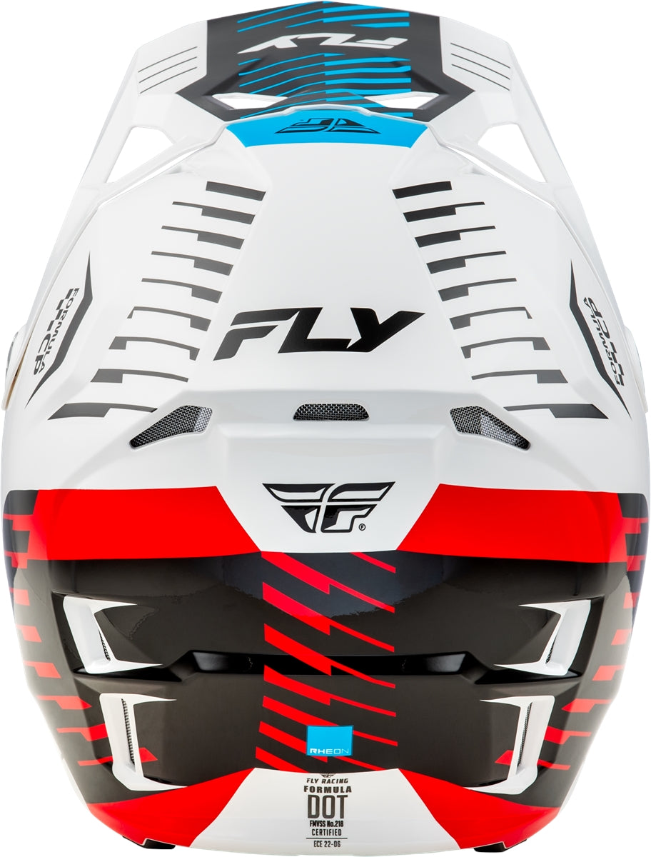 Fly Racing Formula CP Slice White / Red / Cyan FREE 1 YEAR Returns, FREE UK Delivery | ThrottleChimp