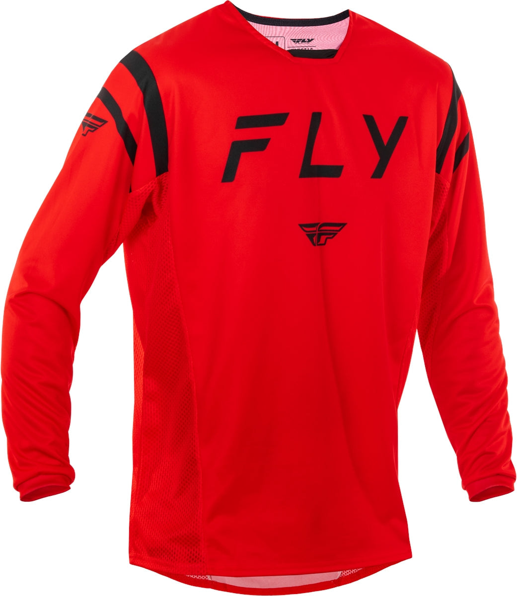 Fly Racing Kinetic Center Jersey Red / Black FREE 1 YEAR Returns, FREE UK Delivery | ThrottleChimp