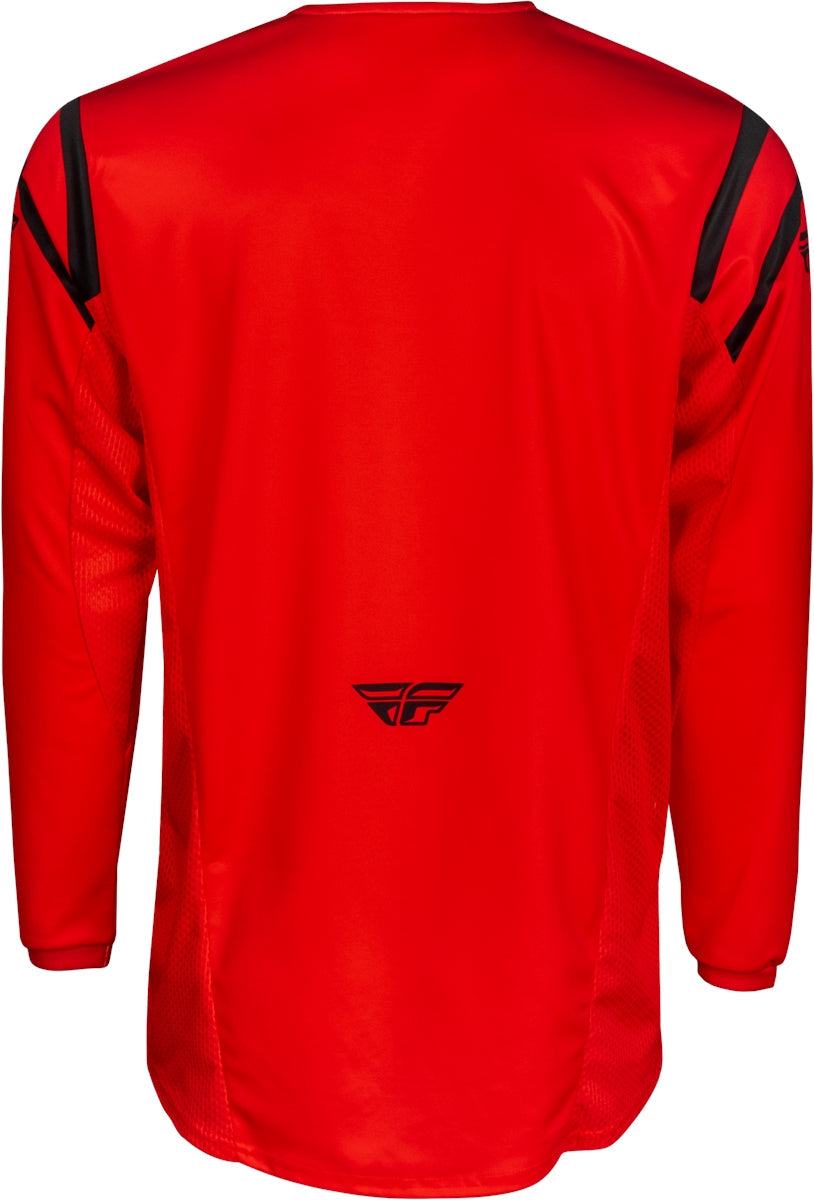 Fly Racing Kinetic Center Jersey Red / Black FREE 1 YEAR Returns, FREE UK Delivery | ThrottleChimp