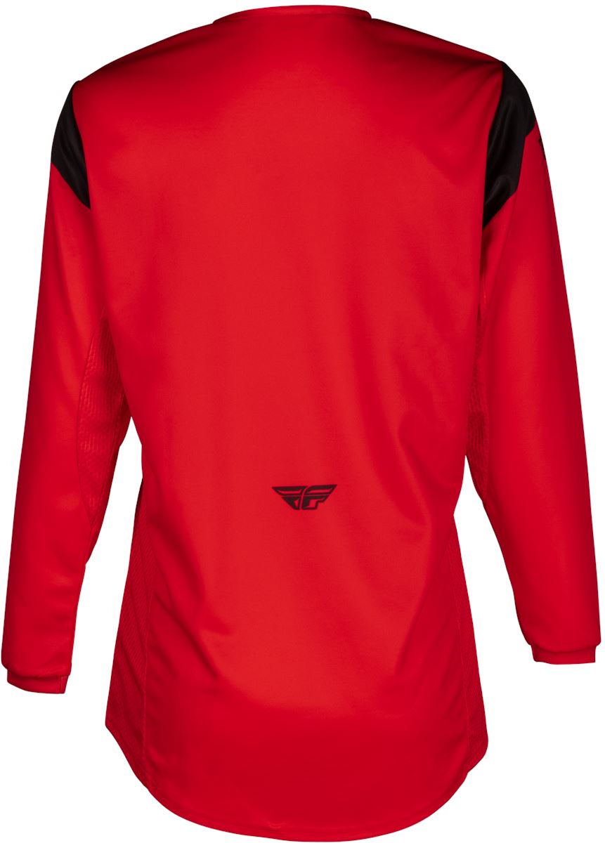 Fly Racing Kinetic Stoke Youth Jersey Red / Black FREE 1 YEAR Returns, FREE UK Delivery | ThrottleChimp