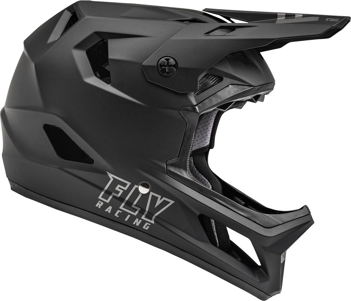 Fly Racing Rayce MTB Solid Matt Black FREE 1 YEAR Returns, FREE UK Delivery | ThrottleChimp