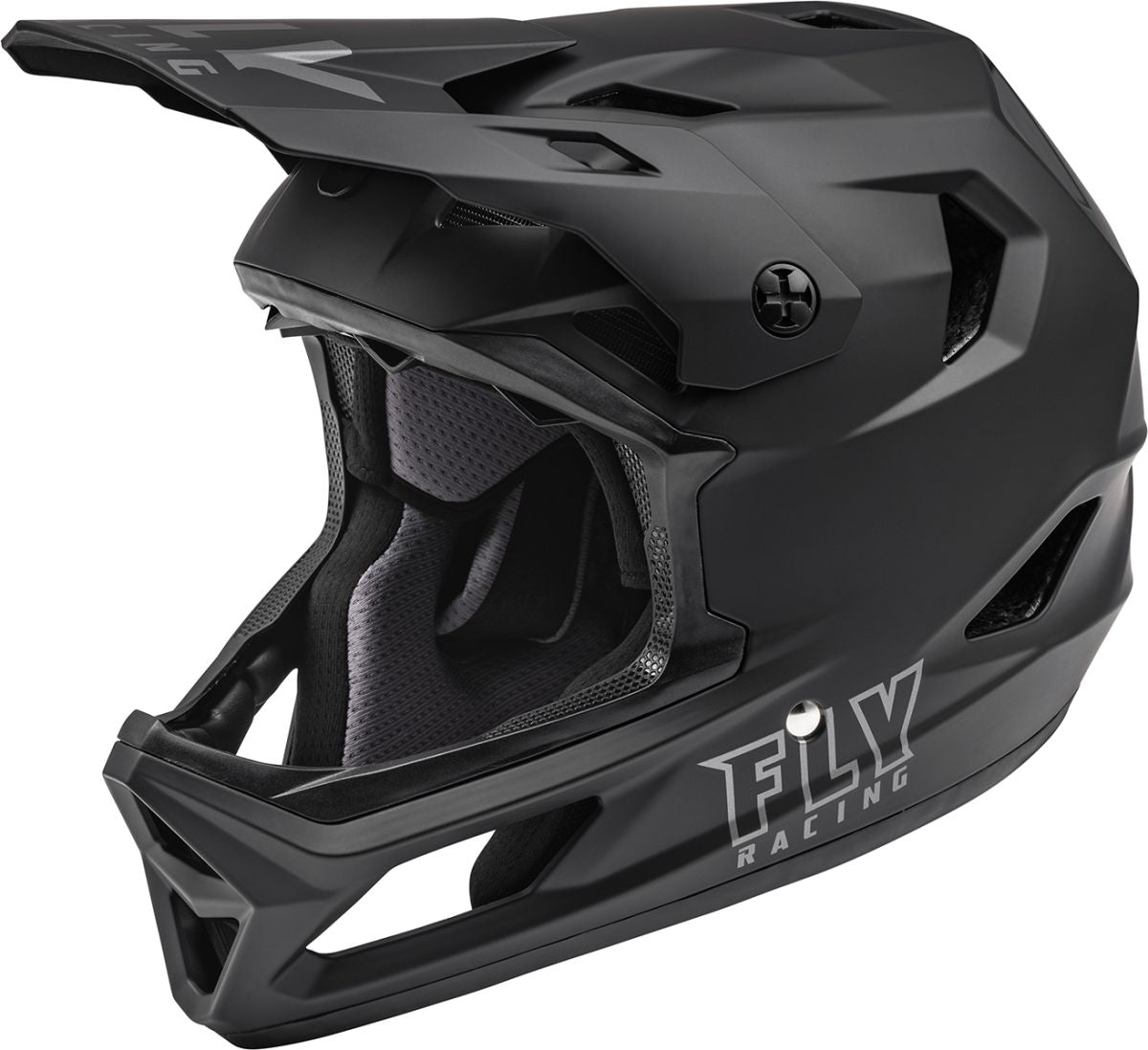 Fly Racing Rayce MTB Solid Matt Black FREE 1 YEAR Returns, FREE UK Delivery | ThrottleChimp