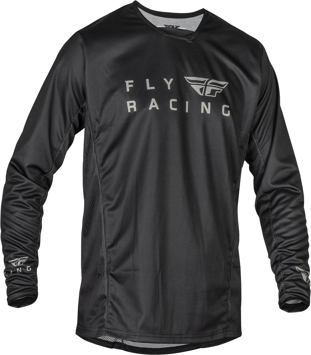 Fly Racing Radium MTB Jersey Black / Grey FREE 1 YEAR Returns, FREE UK Delivery | ThrottleChimp