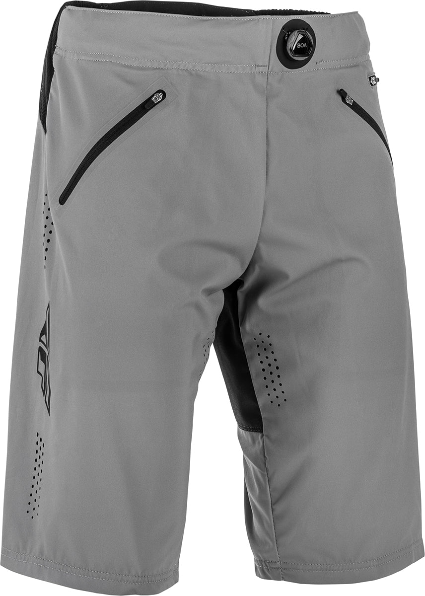 Fly Racing Radium MTB Shorts Grey FREE 1 YEAR Returns, FREE UK Delivery | ThrottleChimp