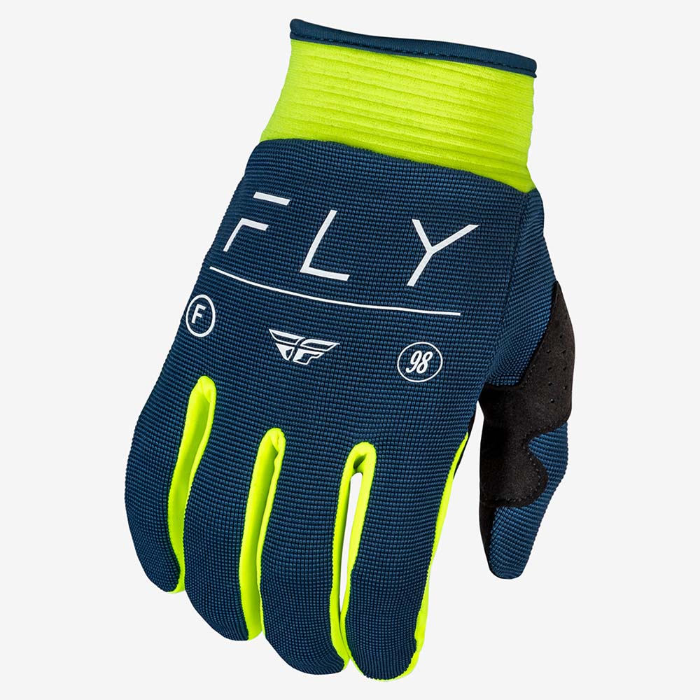 Fly Racing F-16 MX Gloves Navy / Hi Vis FREE 1 YEAR Returns, FREE UK Delivery | ThrottleChimp