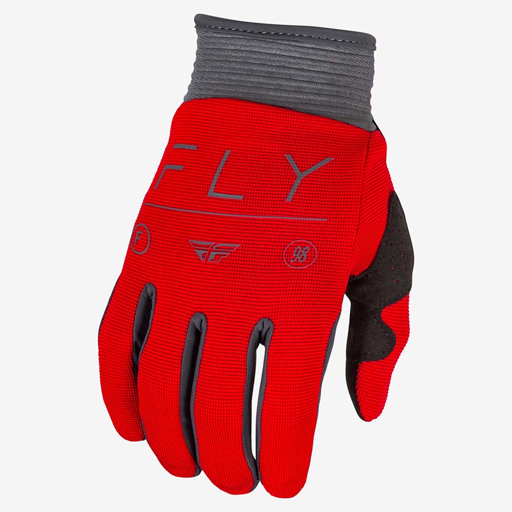 Fly Racing F-16 Youth MX Gloves Red / Charcoal / White FREE 1 YEAR Returns, FREE UK Delivery | ThrottleChimp