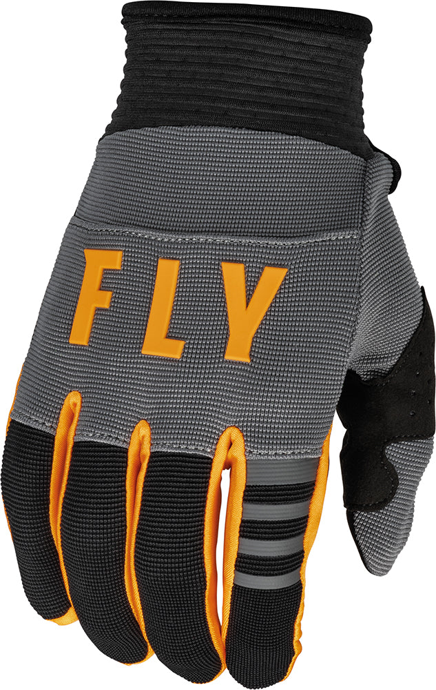 Fly Racing F-16 Youth MX Gloves Dark Grey / Black / Orange FREE 1 YEAR Returns, FREE UK Delivery | ThrottleChimp